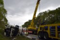 VU Gefahrgut LKW umgestuerzt A 4 Rich Koeln Hoehe AS Gummersbach P260